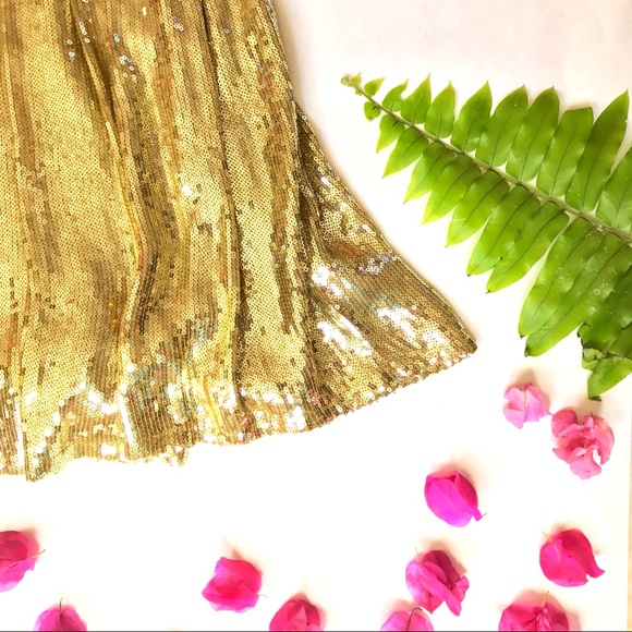 Badgley Mischka DaCruz Shimmer Mini Dress sz 2 - Picture 6 of 8